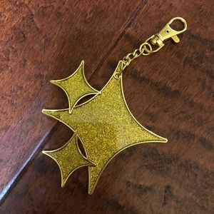 Studio DIY gold star flair/ keychain
